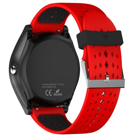 Ceas Smartwatch cu Telefon iUni V9 Plus, Touchscreen, 1.3 Inch HD, Camera 2MP, iOS si Android, Rosu